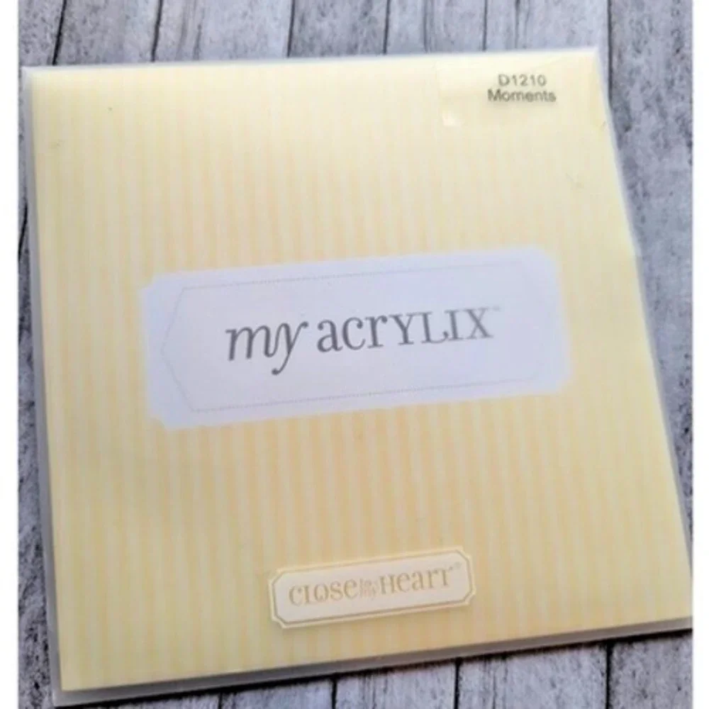 My Acrylix Close to My Heart Moments #D1210 Stamps Flourish Designs